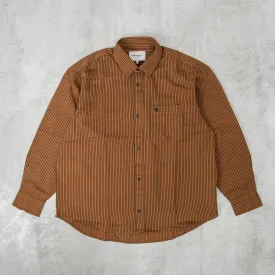 Carhartt WIP Kyle L/S Shirt - Hamilton Brown / Black