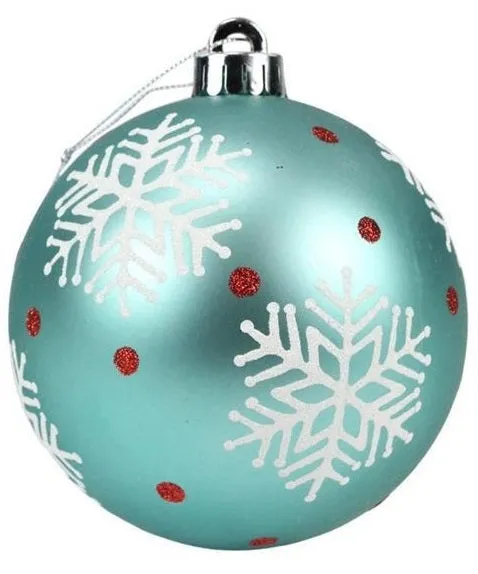 120MM Snowflake Polka Dot Ball Ornament