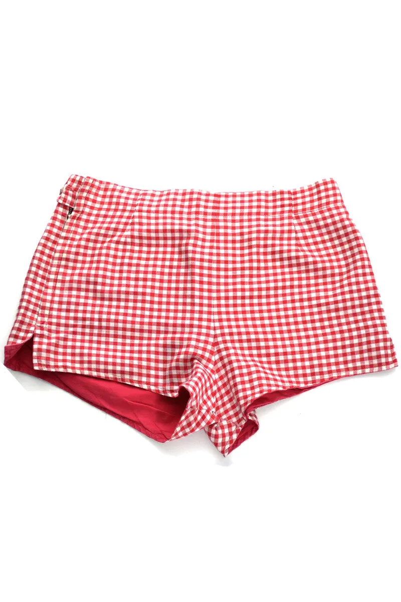 1950's Jantzen Red Gingham Vintage Shorts