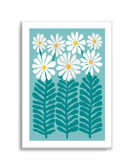 80s Floral 2b by Kristian Gallagher | Art Print