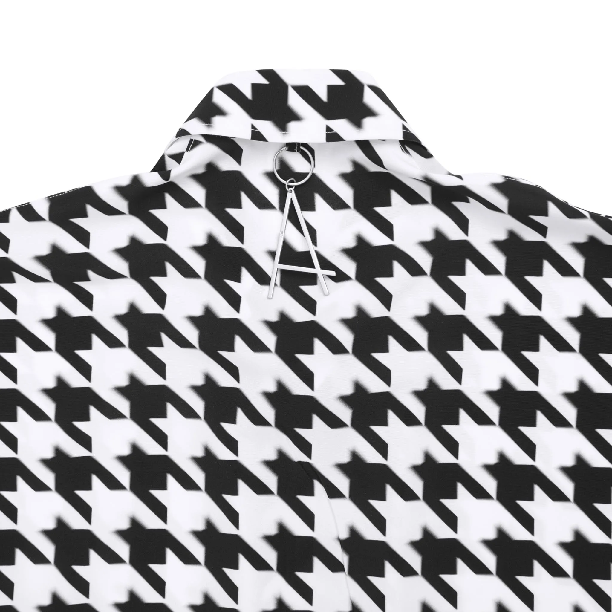 ADD Houndstooth Batwing Shirt Black