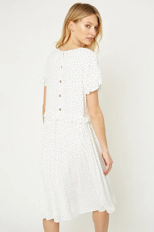 Allie Polka Dot Swing Dress