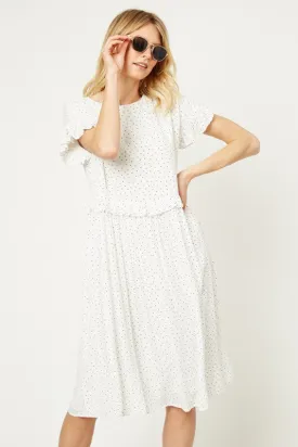 Allie Polka Dot Swing Dress