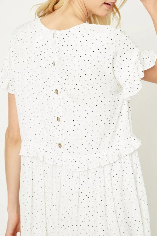 Allie Polka Dot Swing Dress