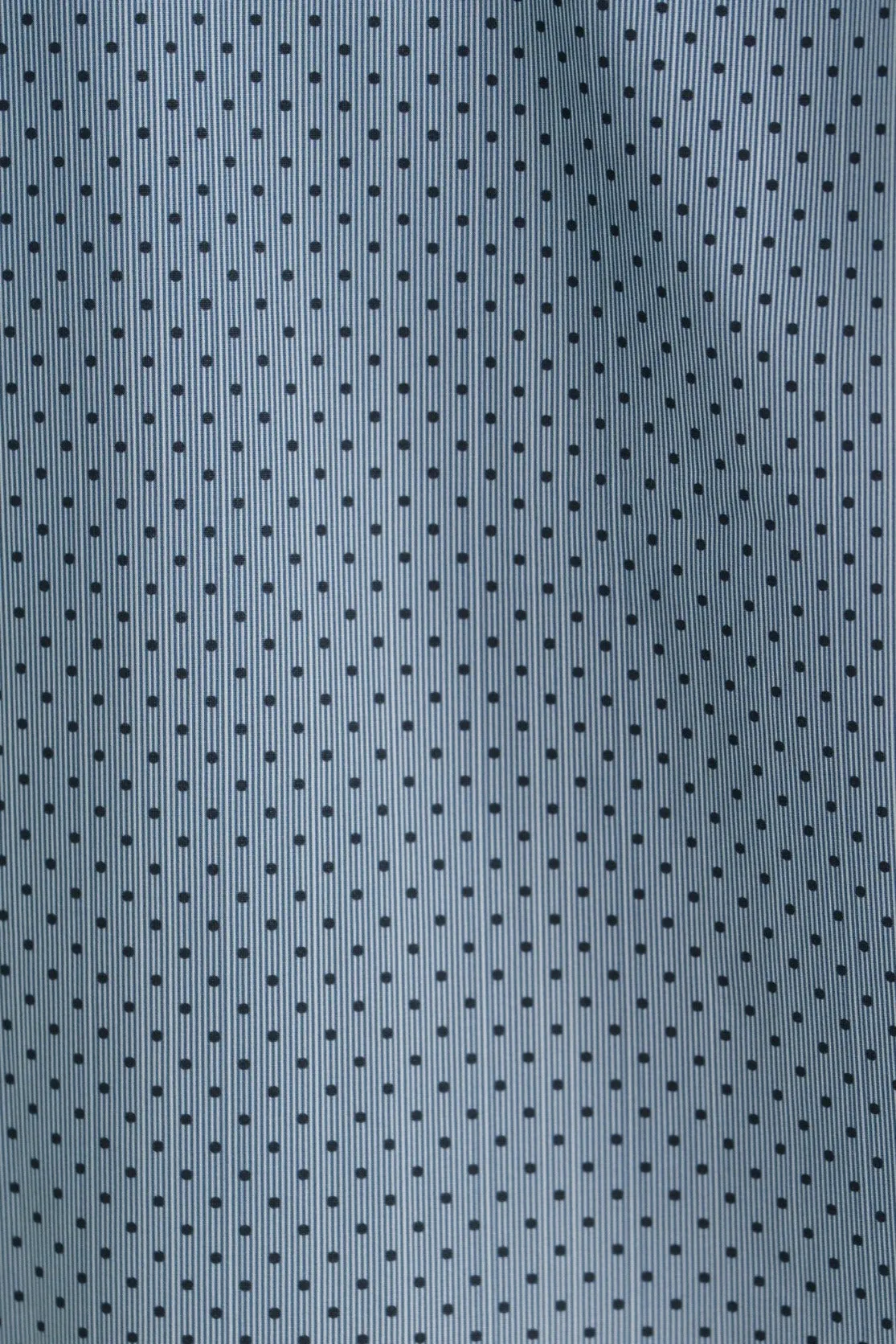 APEX - Medium Blue Micro Dot Long Sleeve Shirt