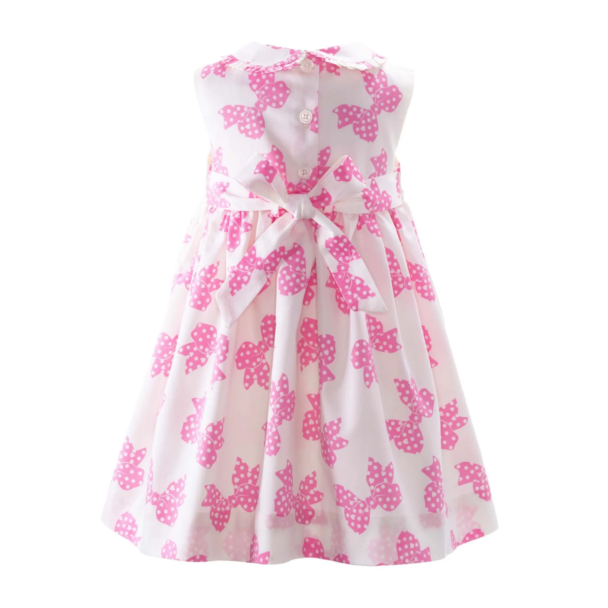 Baby Bow Frill Dress & Bloomers