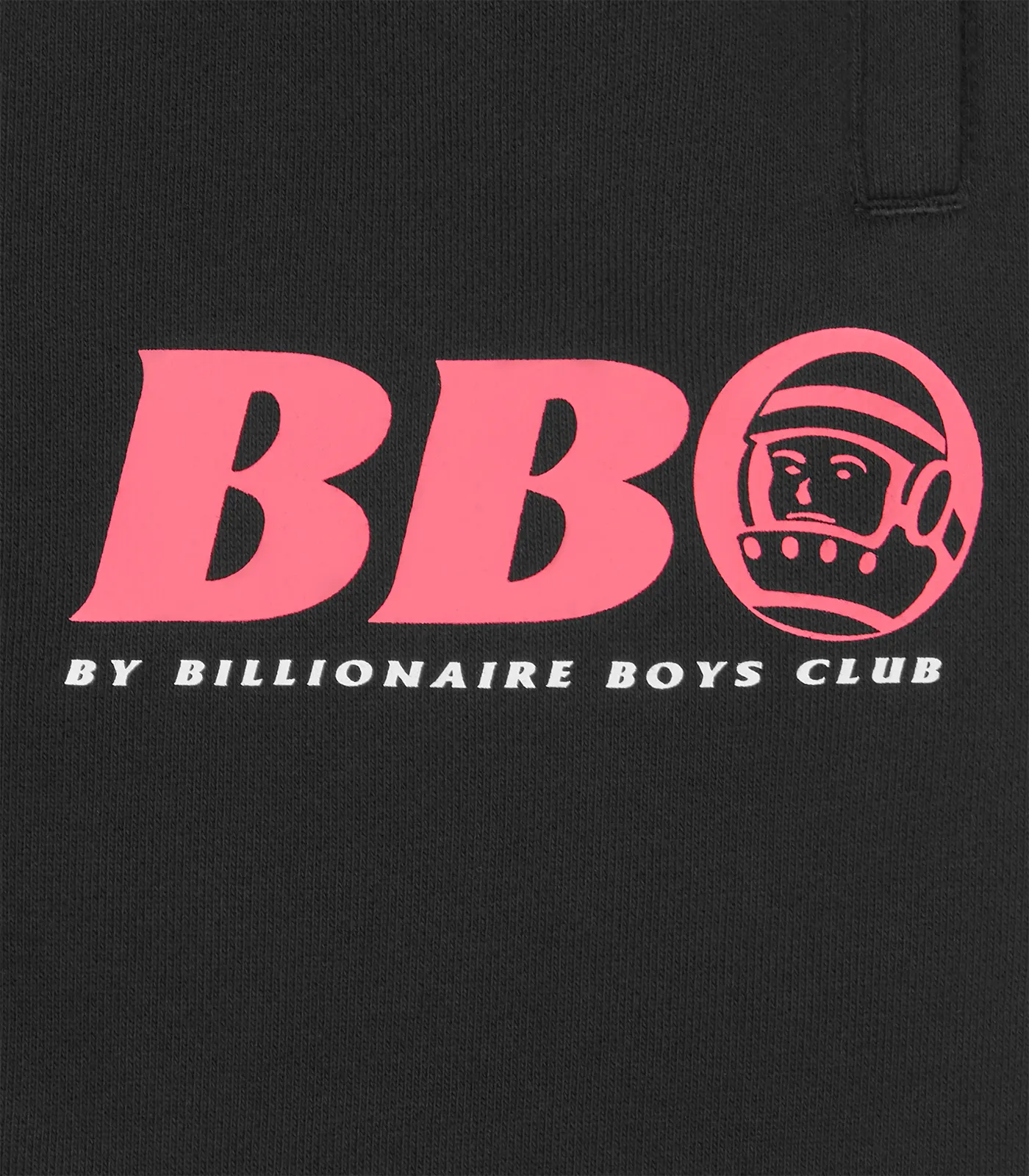 BB ASTRO SMALL LOGO SWEATPANTS - BLACK/PINK LOGO