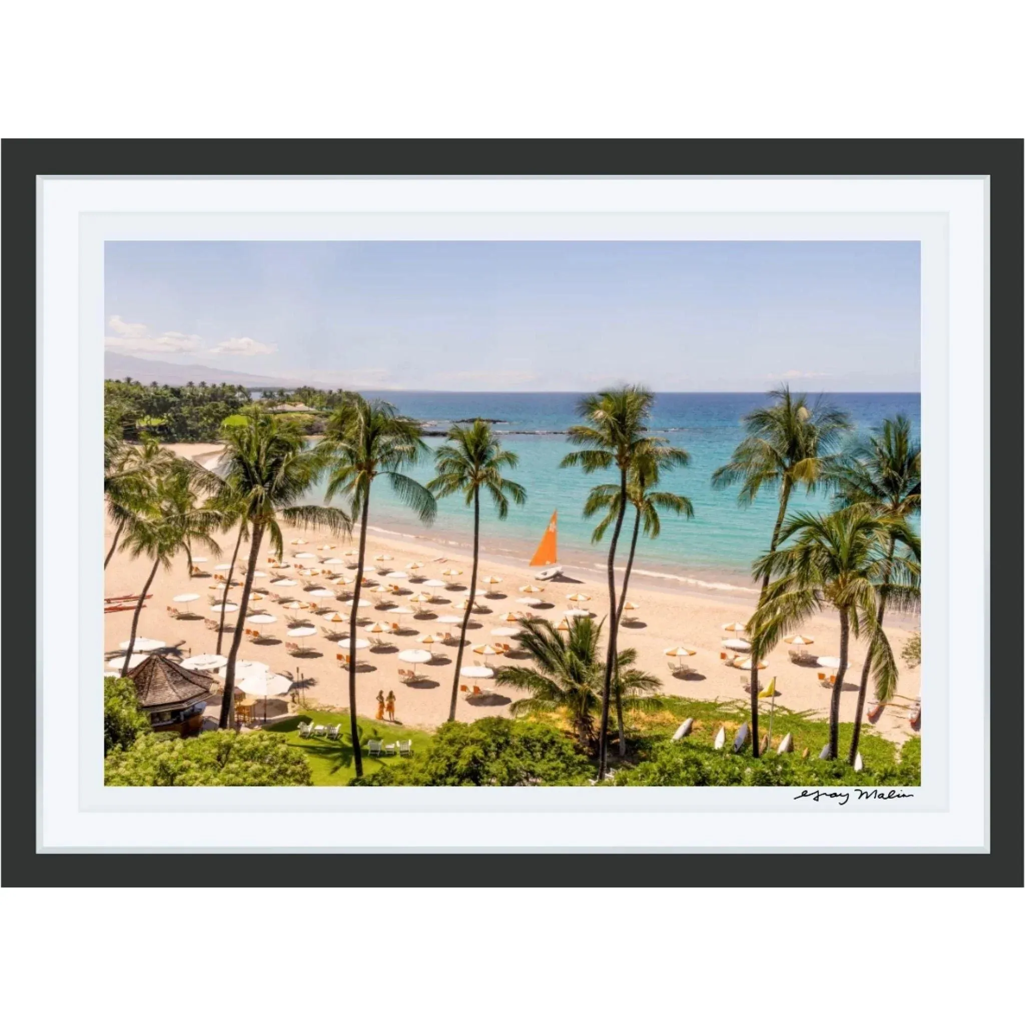 Beach Vista, Mauna Kea Print by Gray Malin