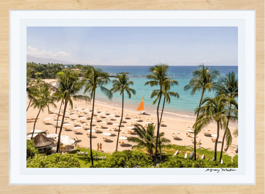 Beach Vista, Mauna Kea Print by Gray Malin