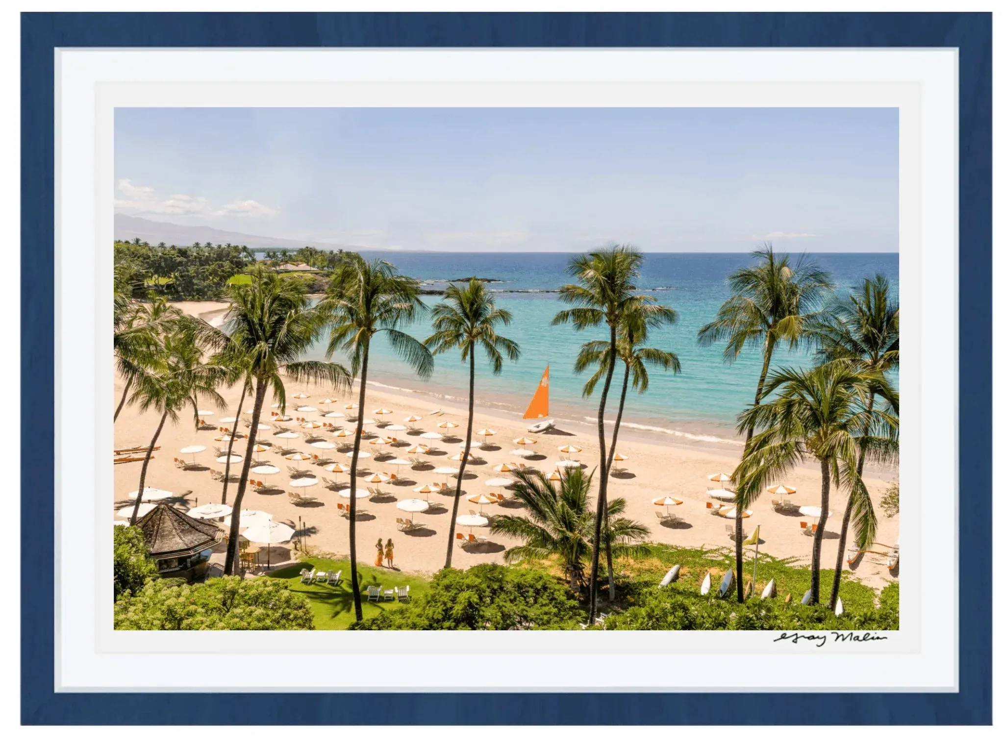 Beach Vista, Mauna Kea Print by Gray Malin