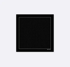 Black DOT POLKA - SILK POCKET SQUARES