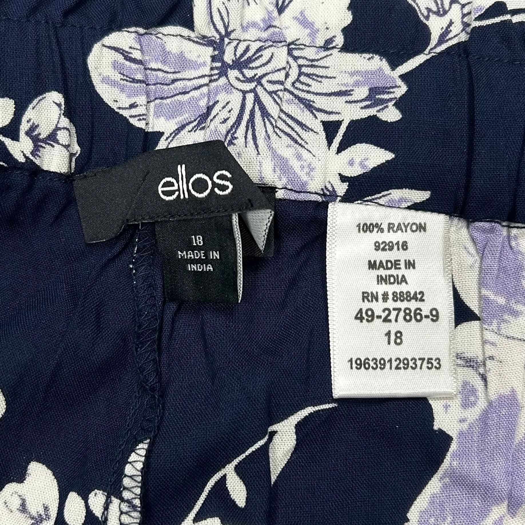 Blue & White Skort By Ellos, Size: 18