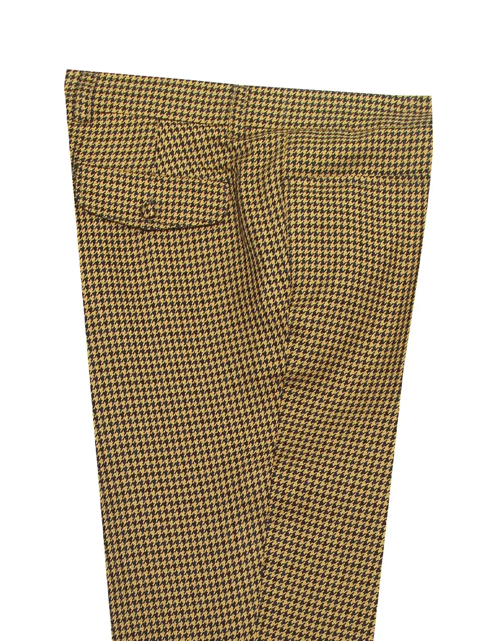 Brown and Black Houndstooth Womens Trouser