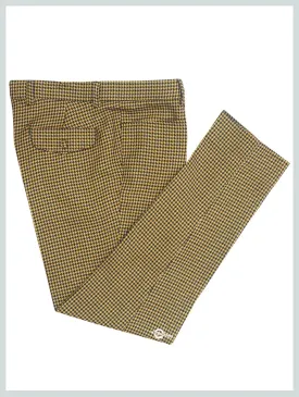 Brown and Black Houndstooth Womens Trouser