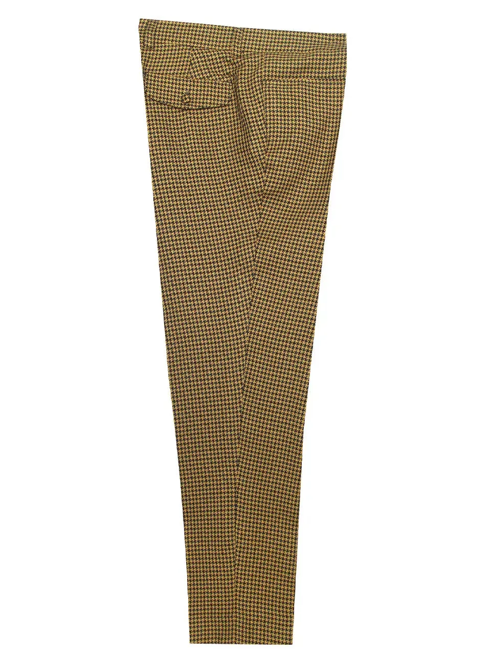 Brown and Black Houndstooth Womens Trouser