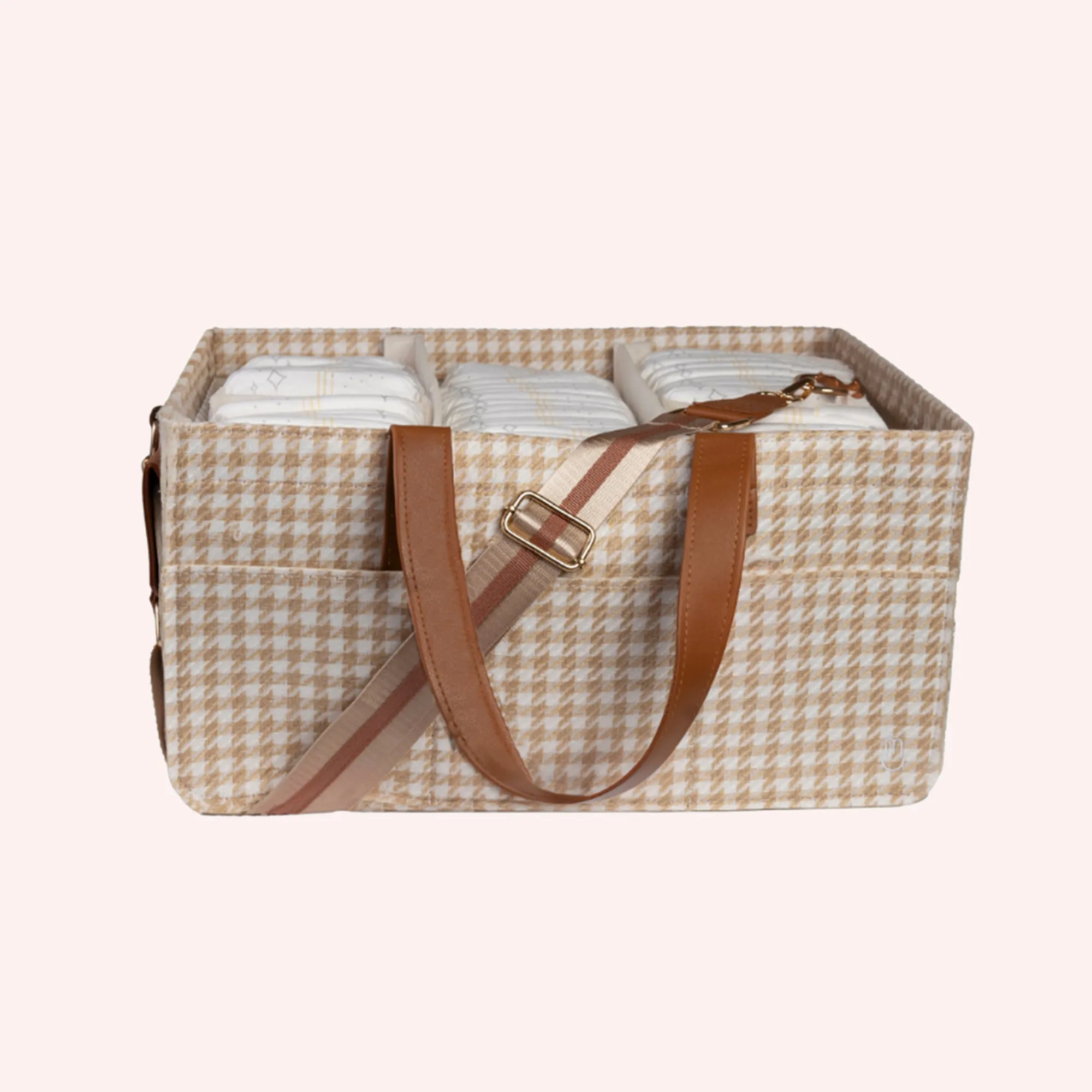 Bunnie Caddie - Houndstooth Tan