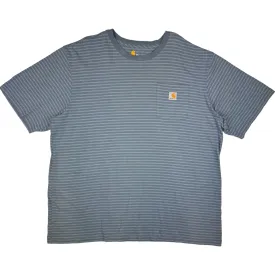 Carhartt Striped Pocket T-shirt Blue