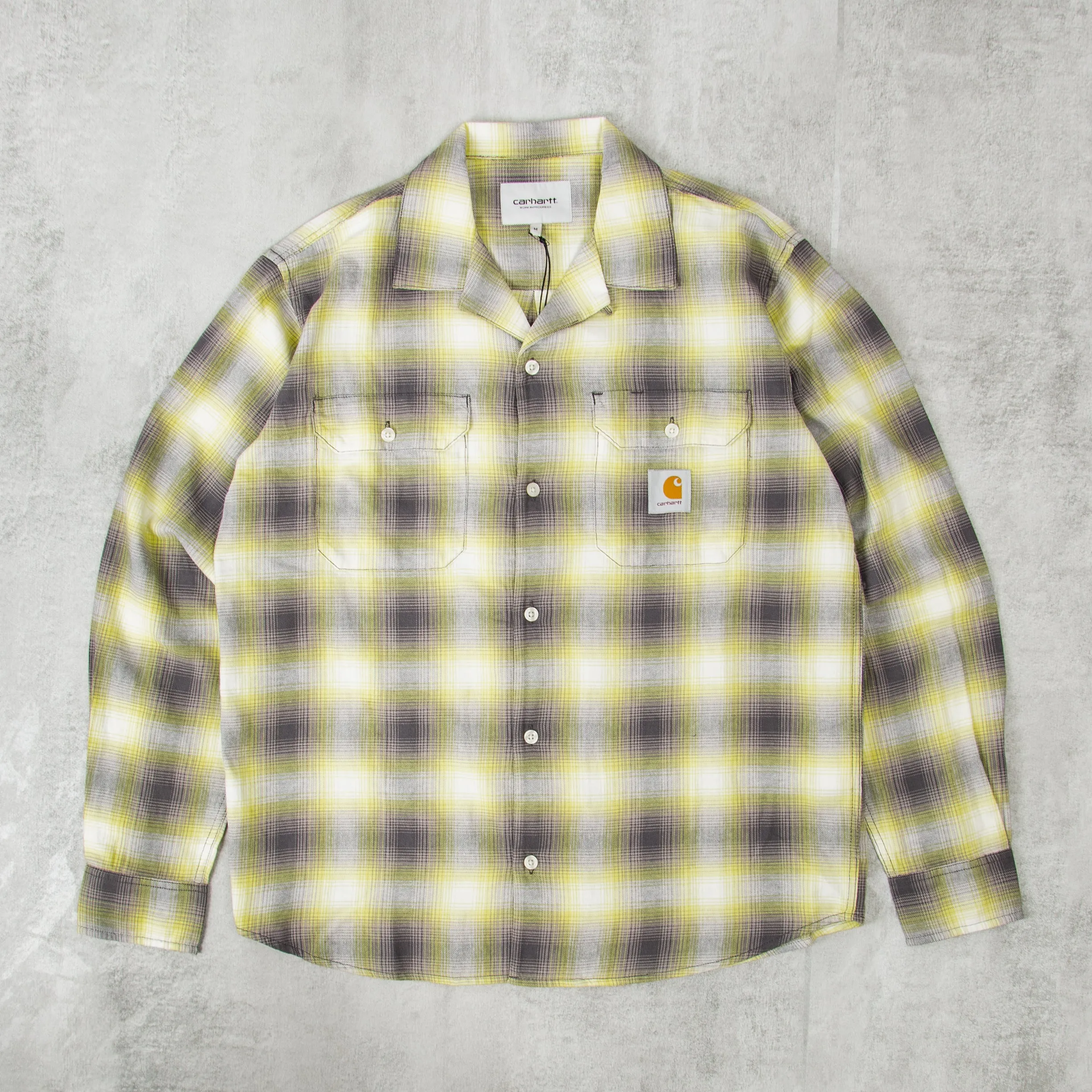 Carhartt WIP Blanchard L/S Shirt - Arctic Lime