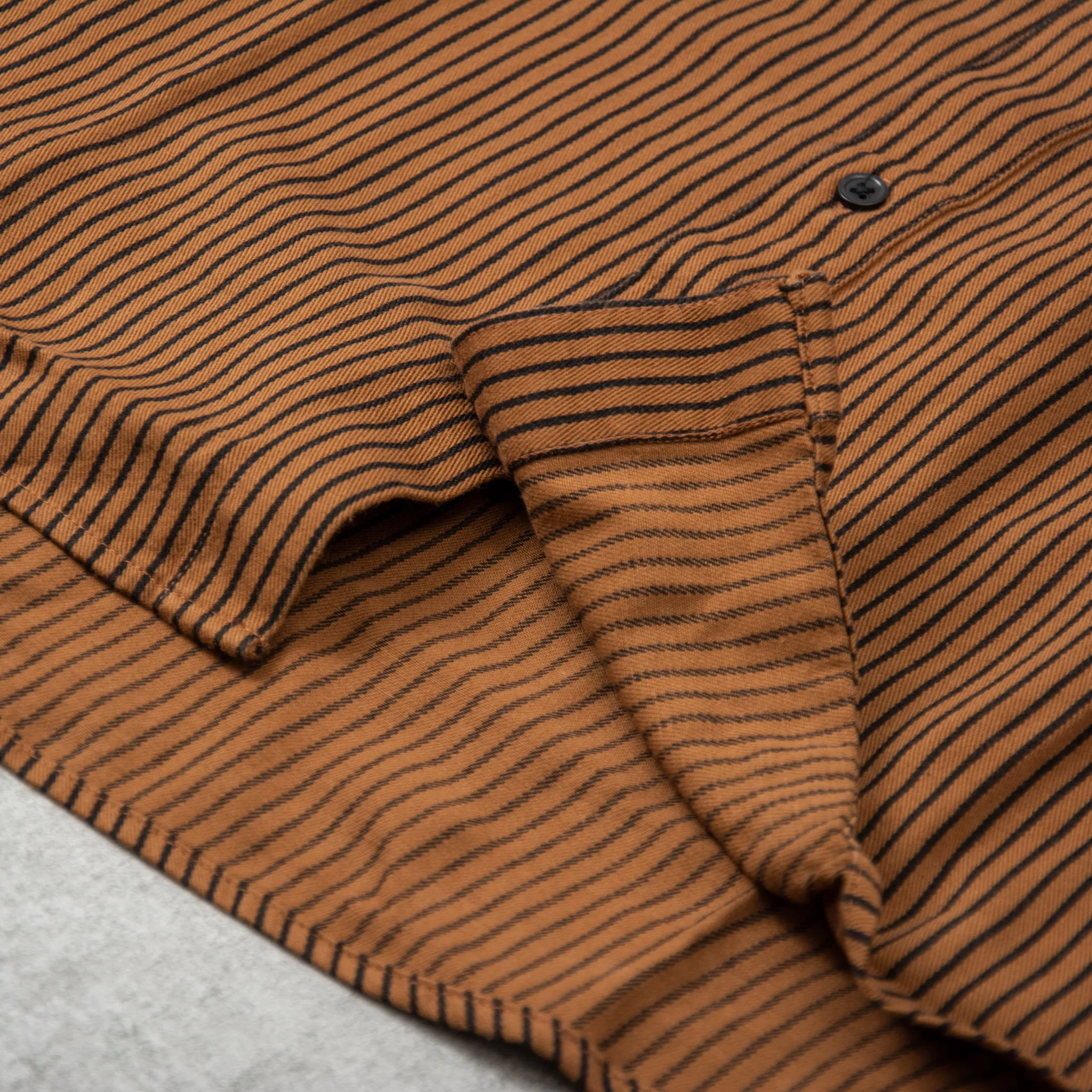 Carhartt WIP Kyle L/S Shirt - Hamilton Brown / Black