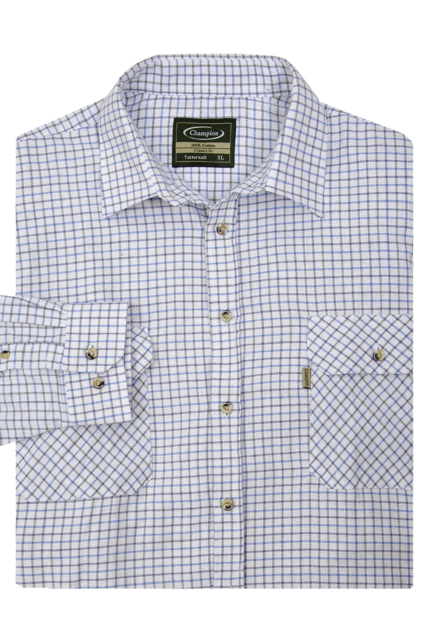 Champion 100% Cotton Tattersall Check Shirt