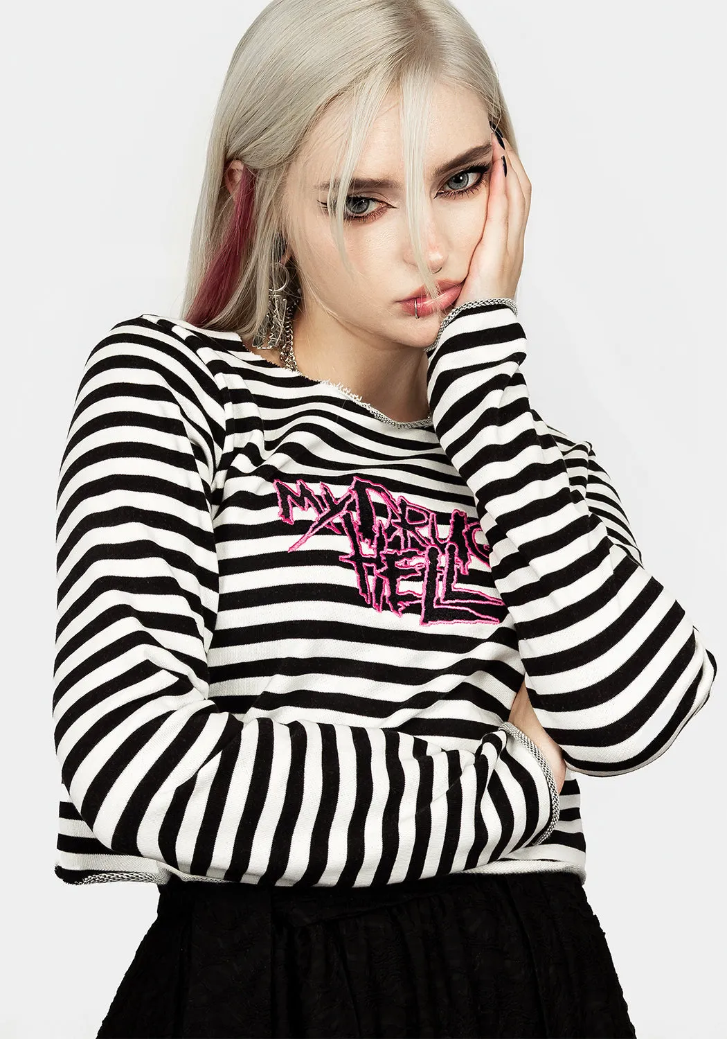 Chemical Crop Stripe Long Sleeve