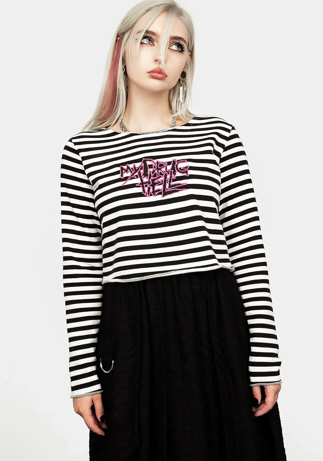 Chemical Crop Stripe Long Sleeve