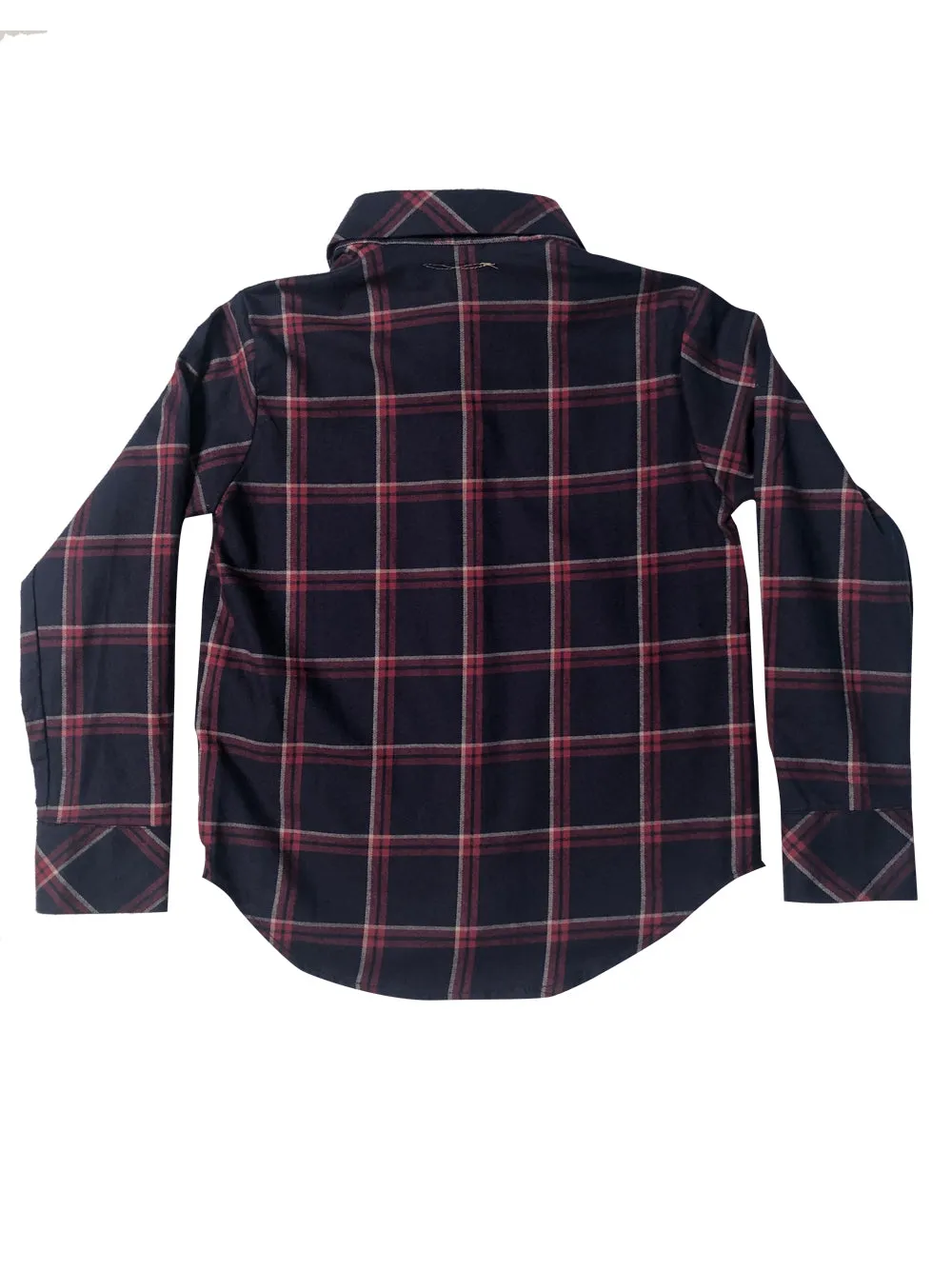 Chemlico Navy Checked Shirt