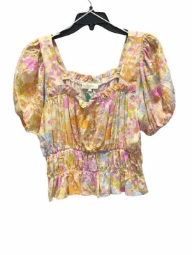 Cynthia Rowley Yellow Multi Size XS Shirt