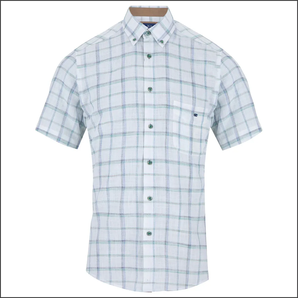 Dg's Blue Multi Check SS Shirt^