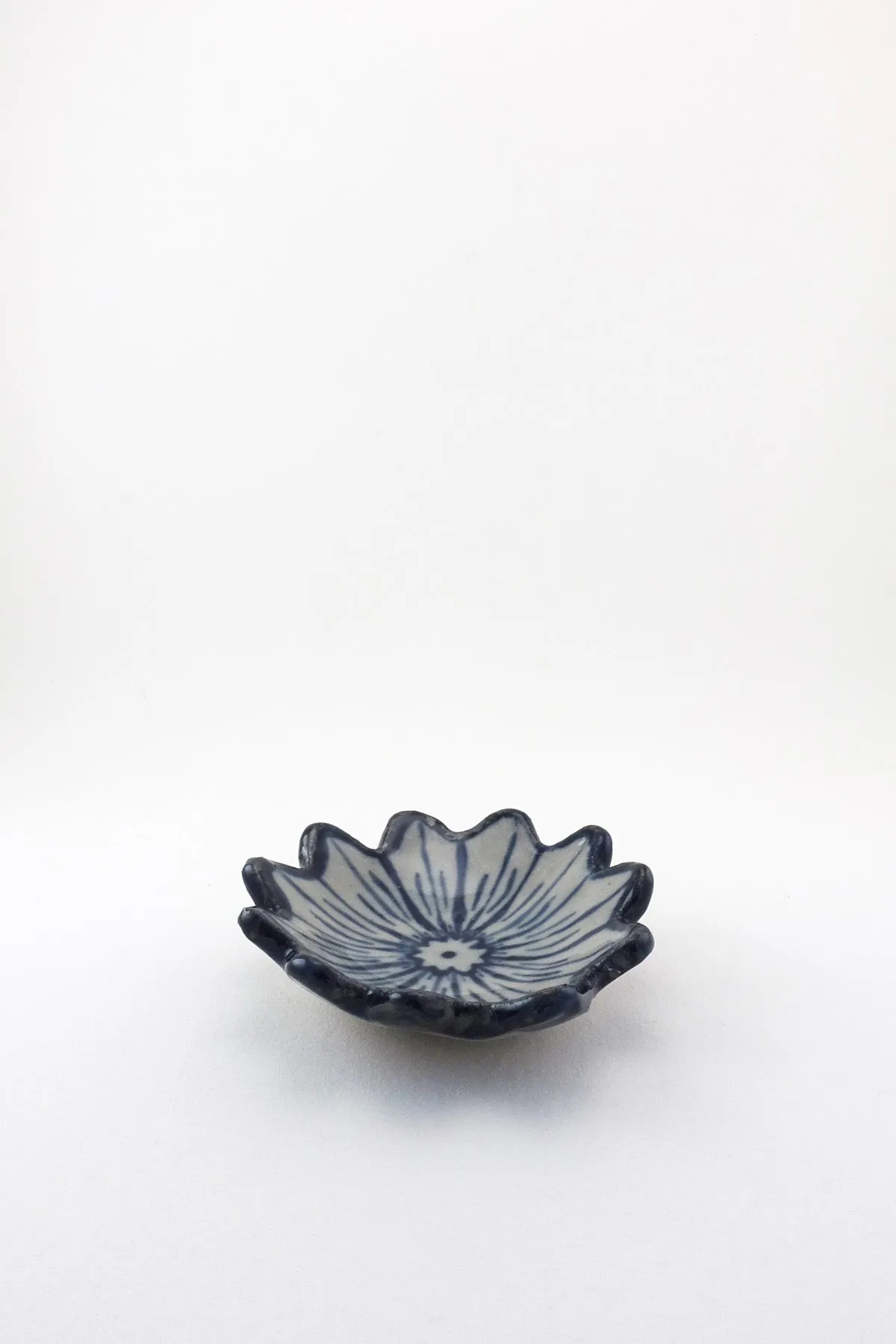 Floral Dish, Painted - Small