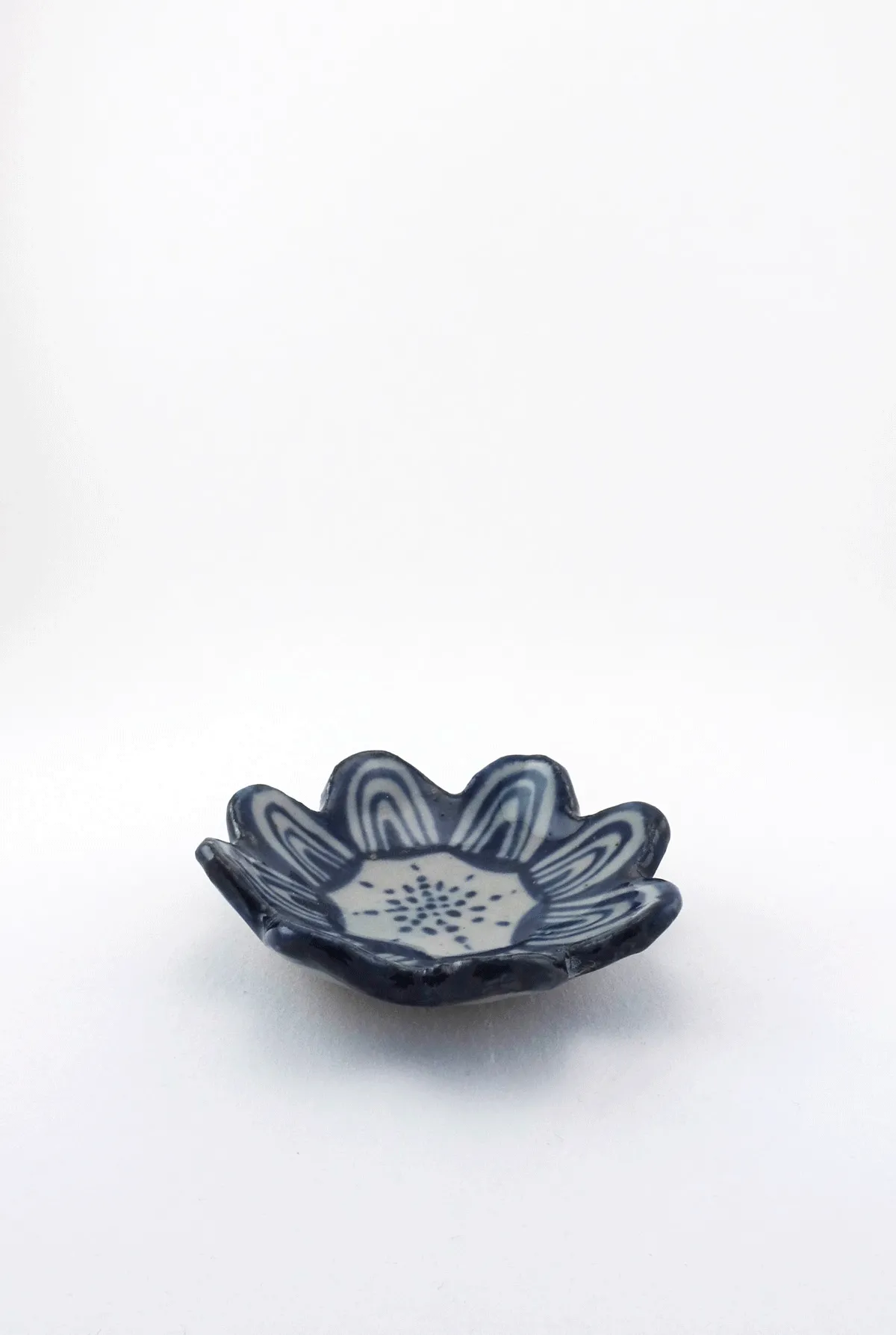 Floral Dish, Painted - Small