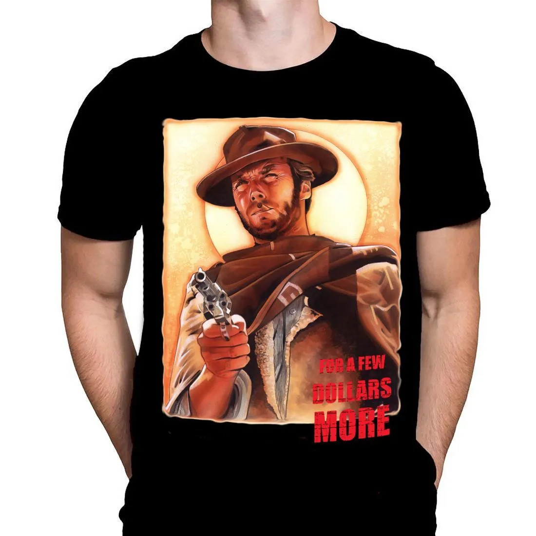 FOR A FEW DOLLARS MORE - Western Movie Poster Art - T-Shirt