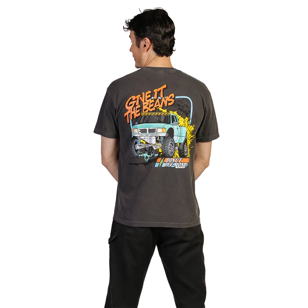 Give It The Beans Baja T-Shirt - Washed Black