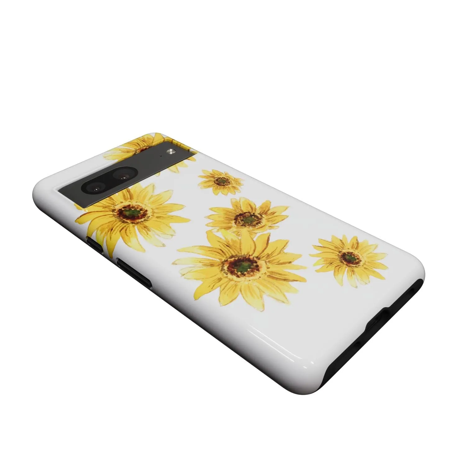 Golden Garden | Yellow Sunflower Floral Google Pixel Case