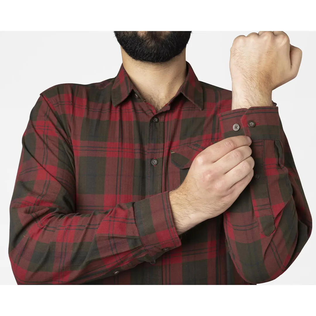 Highseat shirt - Red Forest Check by Seeland