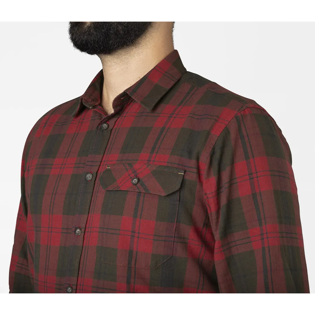 Highseat shirt - Red Forest Check by Seeland