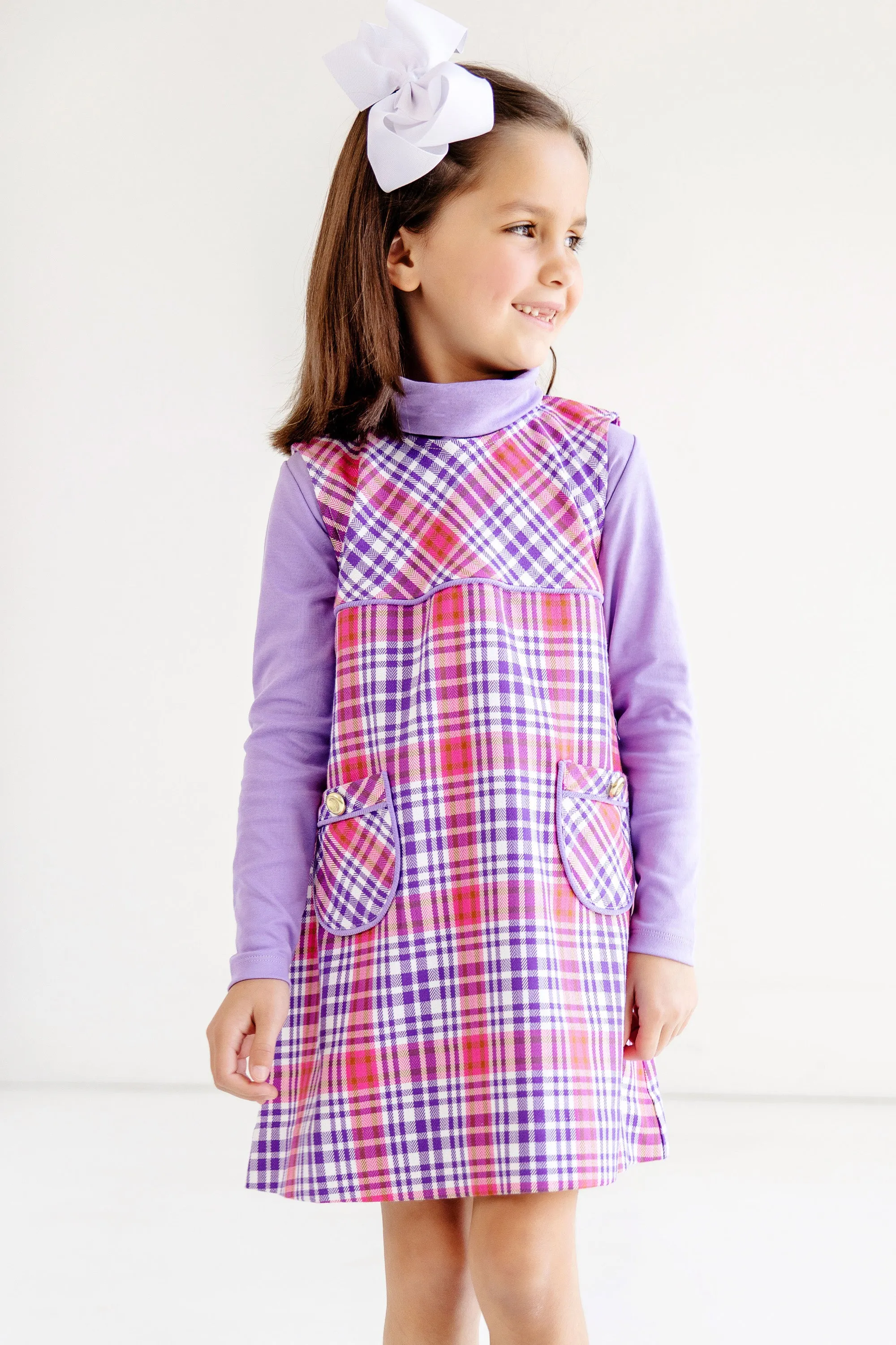 Jill Jumper - Bridge Club Hustle Houndstooth with Palisades Purple