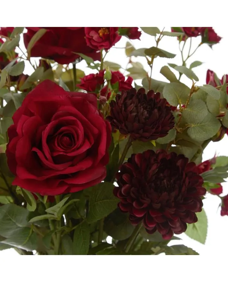 Large Winter Roses and Chrysanthemum Arrangement