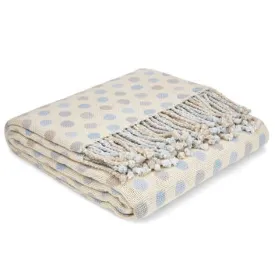 Lemington Polka Dot Seaspray Throw