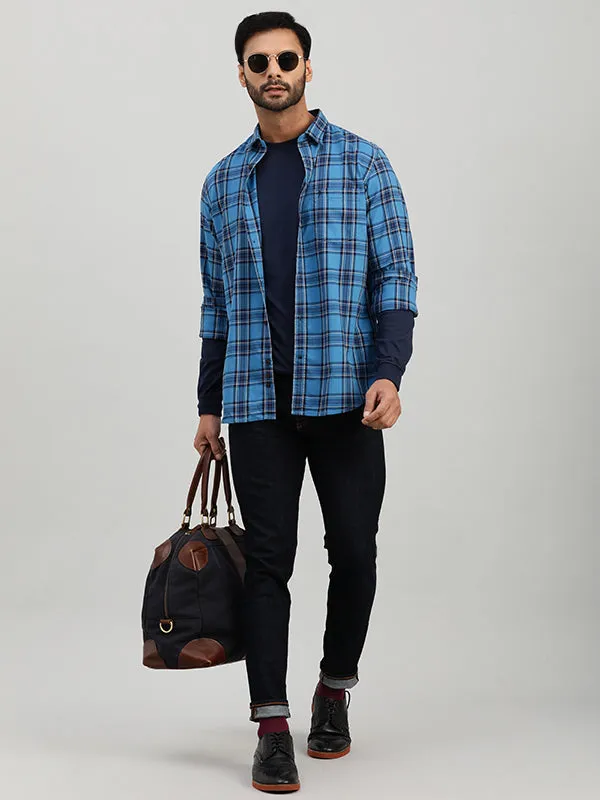 Men Checked Full Sleeve Cotton Shirt