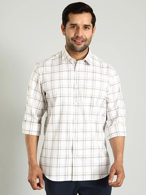 Men Checked Full Sleeve Cotton Shirt