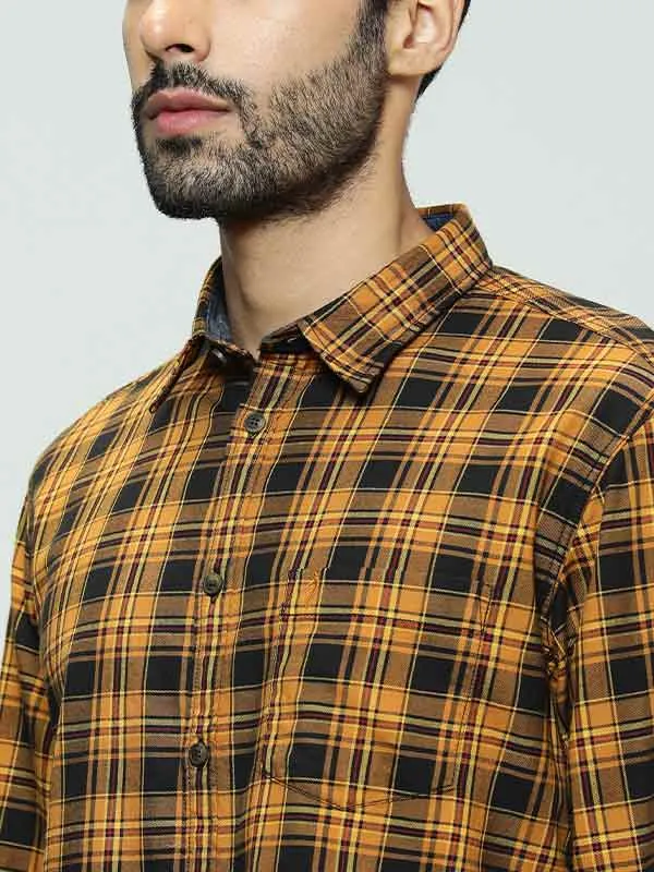 Men Checked Full Sleeve Cotton Shirt