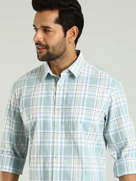 Men Checked Full Sleeve Cotton Shirt