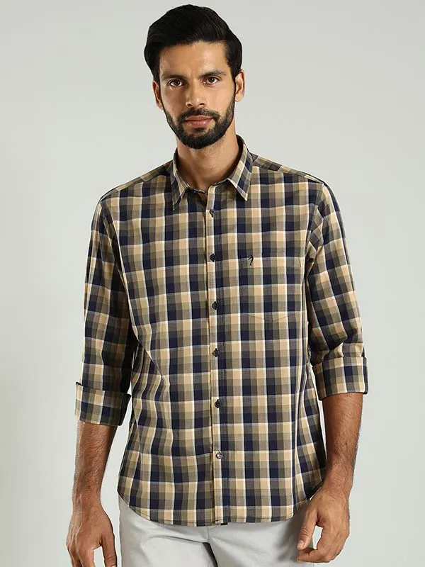 Men Checked Full Sleeve Cotton Shirt