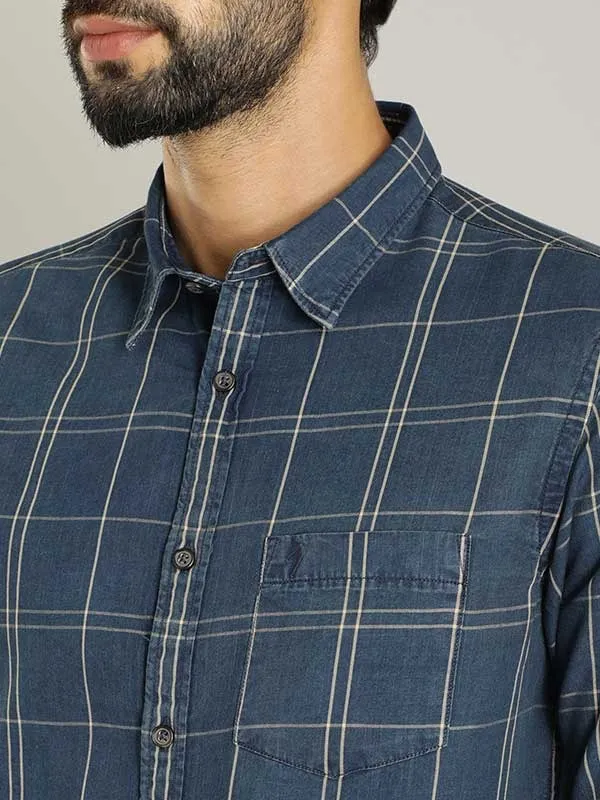 Men Checked Full Sleeve Cotton Shirt