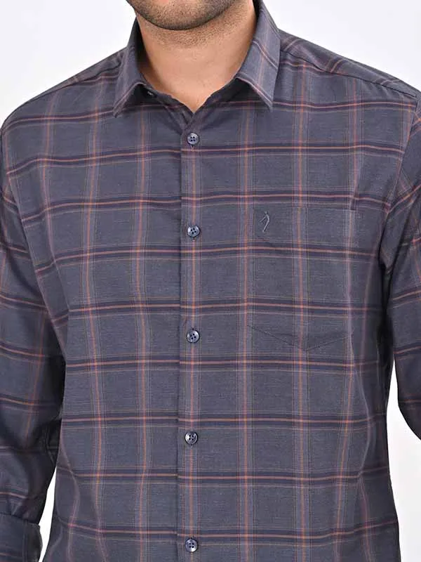 Men Checked Full Sleeve Cotton Shirt