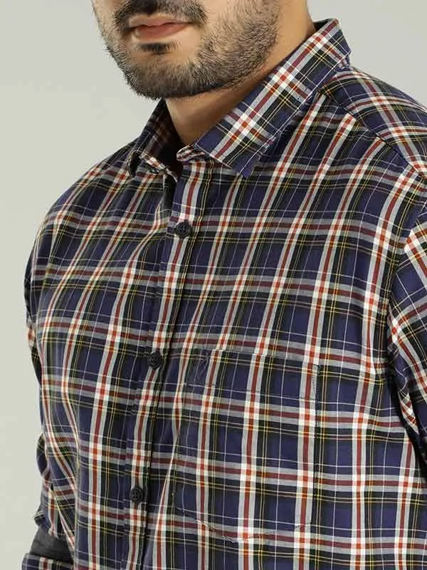 Men Checked Full Sleeve Cotton Shirt