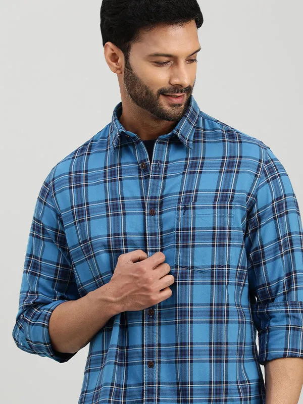 Men Checked Full Sleeve Cotton Shirt