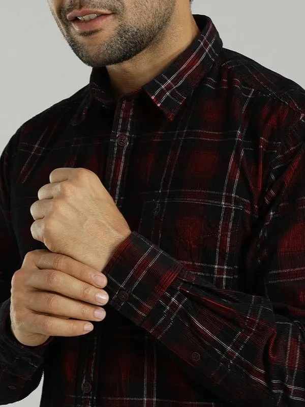 Men Checked Full Sleeve Cotton Shirt