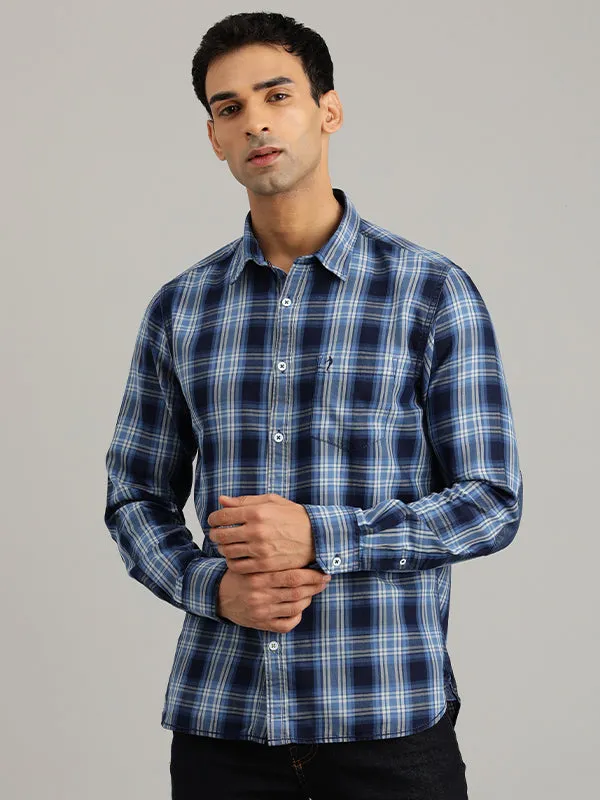 Men Checked Full Sleeve Cotton Shirt